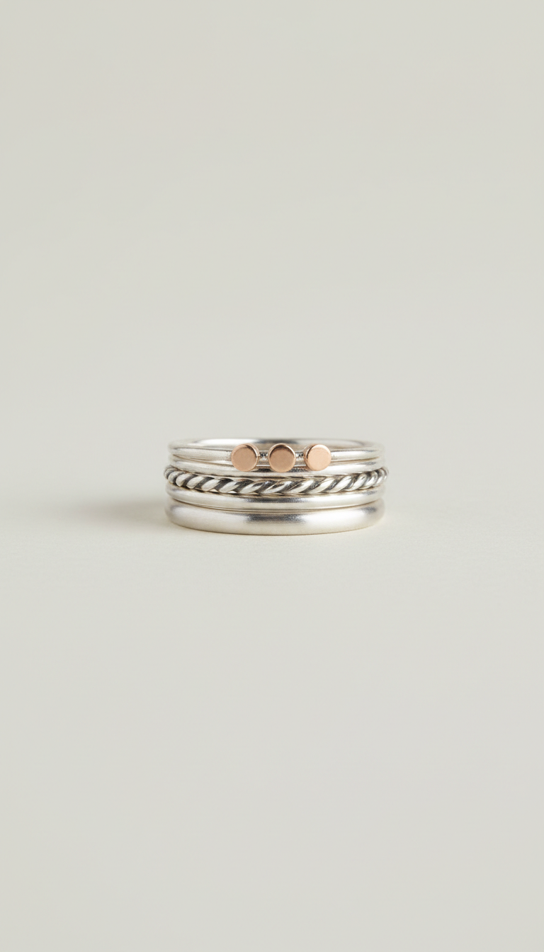 Rose Gold Whisper Band Ring