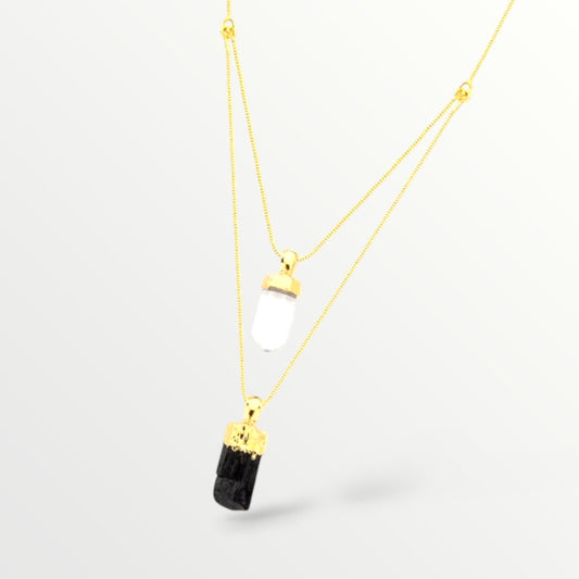 The Duo Tourmaline Necklace