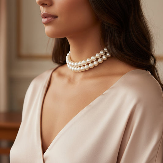 The Double Pearl Choker
