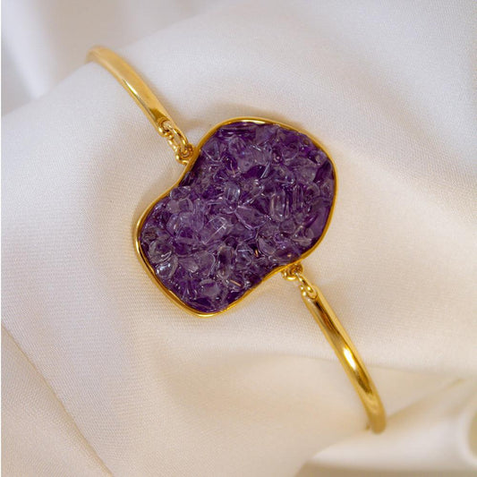 Bracelet Druse d’Améthyste - Afrodith