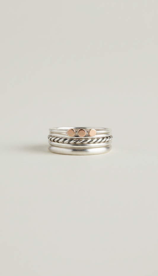 Rose Gold Whisper Band Ring