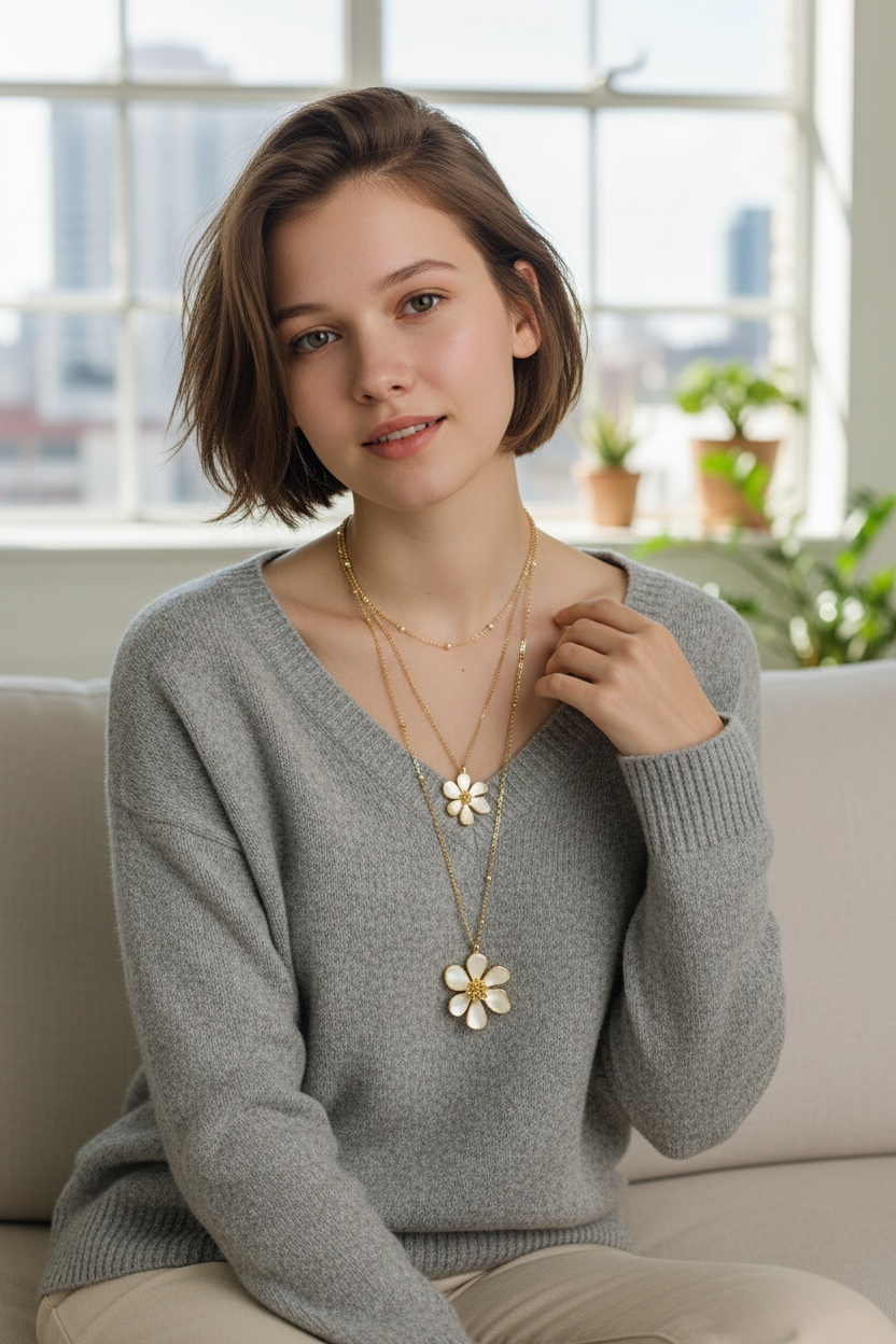 The Bloom Layered Necklace