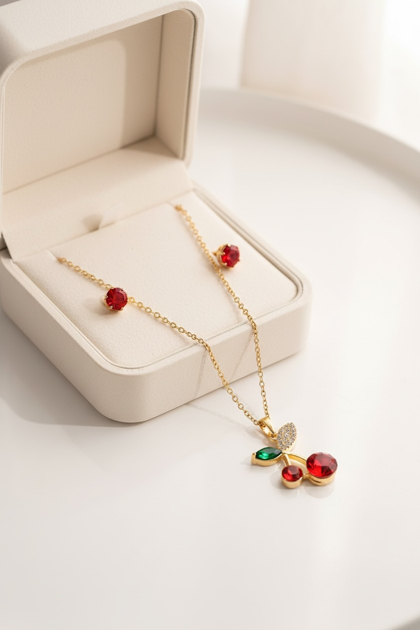 The Festive Cherry Bloom Set