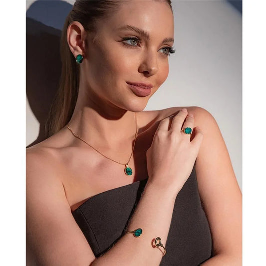 Bracelet émeraude
