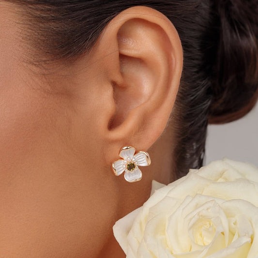 Boucle d’Oreilles Jasmin