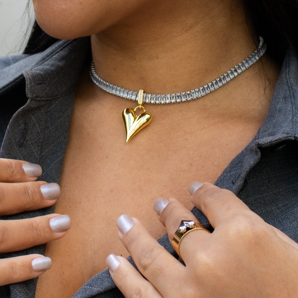 The Riviera Heart Choker