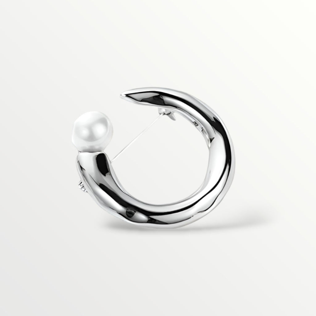 The Pearl Moon Brooch