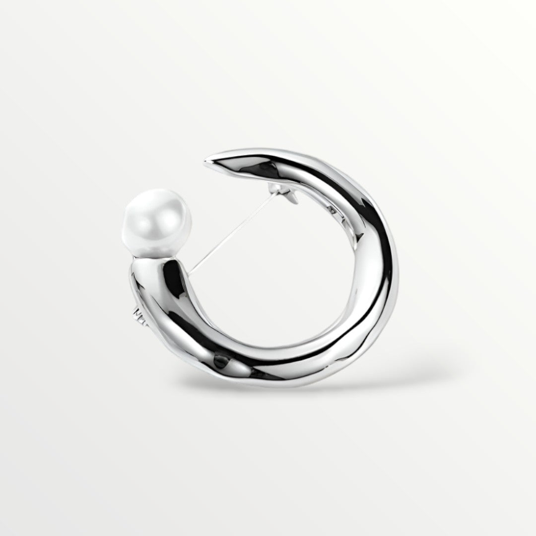 The Pearl Moon Brooch