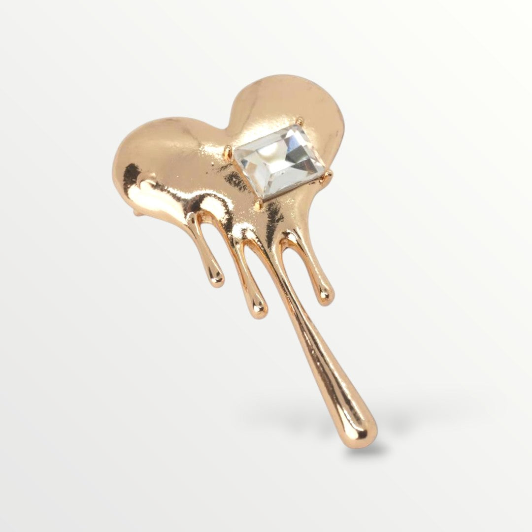 The Dripping Heart Brooch