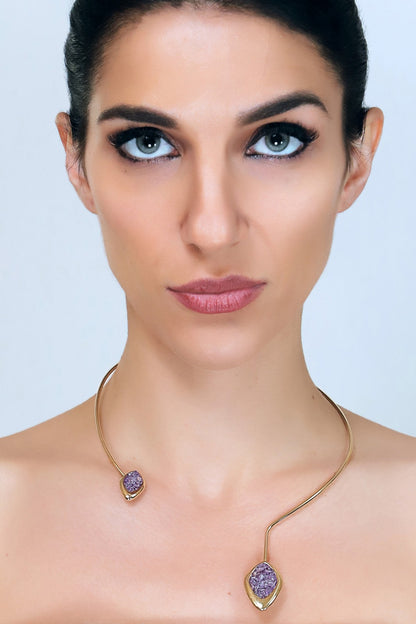 Collier Aro d’Améthyste