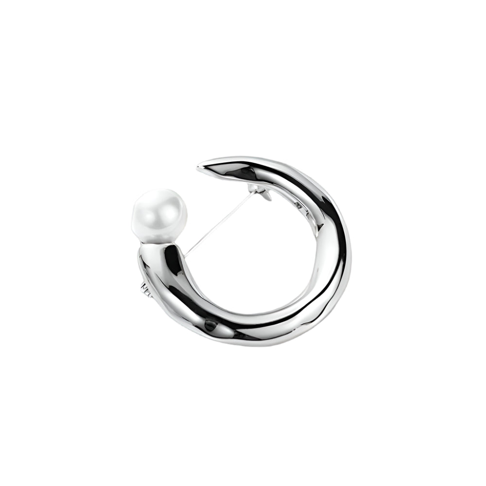 Broche Luna Perlée - Afrodith