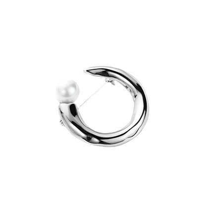 Broche Luna Perlée - Afrodith