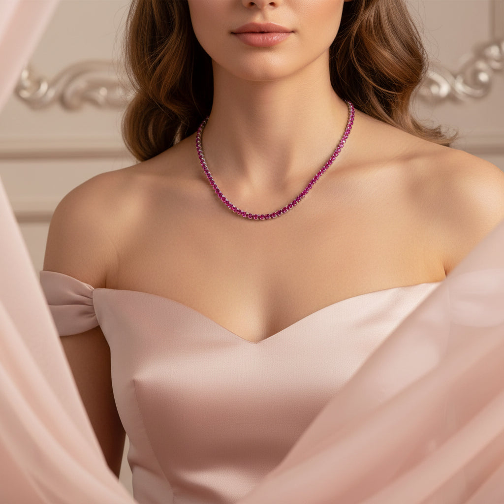 The Riviera Strawberry Necklace