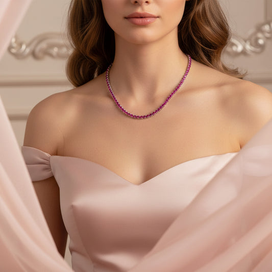 The Riviera Strawberry Necklace