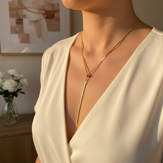 The Blaise Lariat Necklace