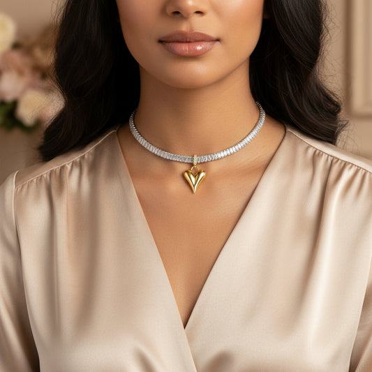The Riviera Heart Choker