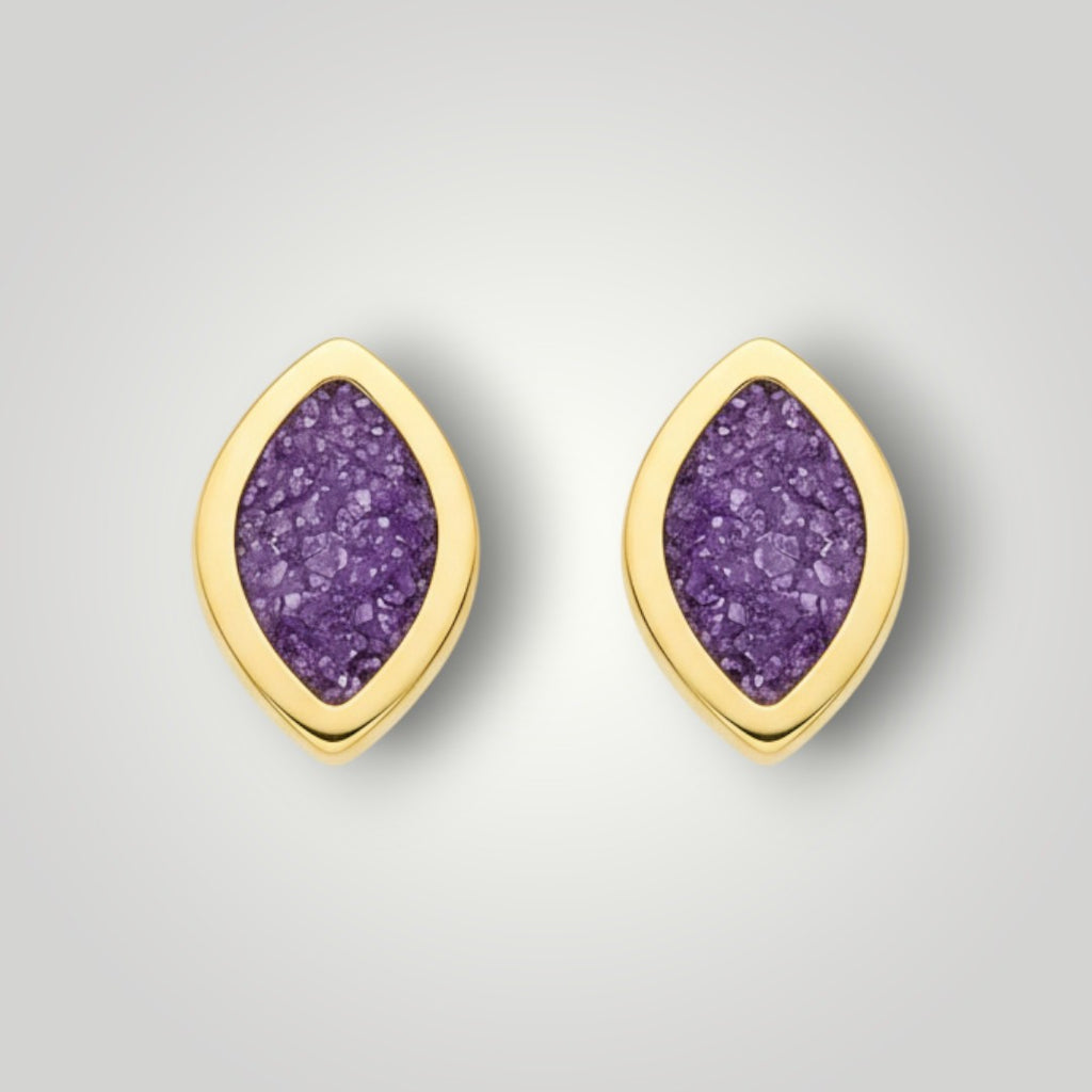 The Natural Amethyst Earrings