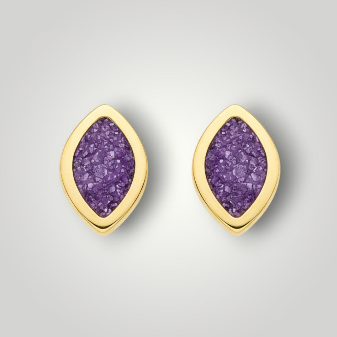 The Natural Amethyst Earrings