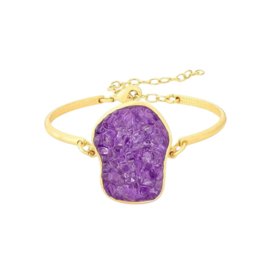 The Amethyst Arc Bracelet