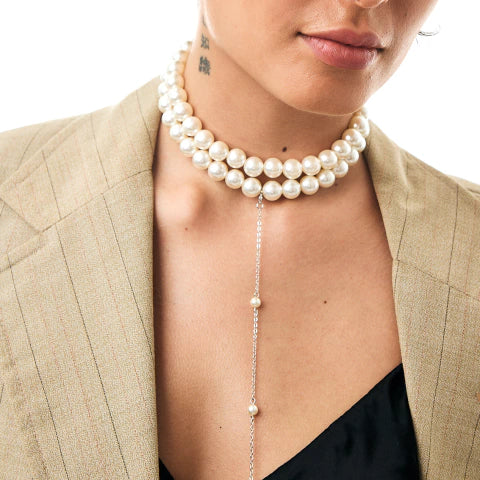 Chocker Double Pearl