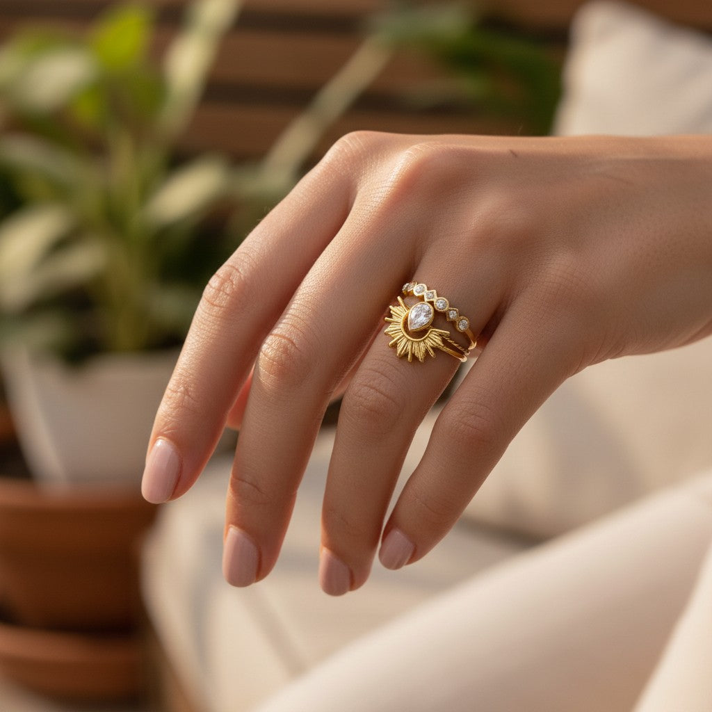 The Solara Crown Ring