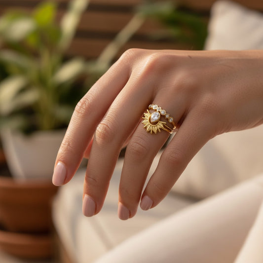 The Solara Crown Ring