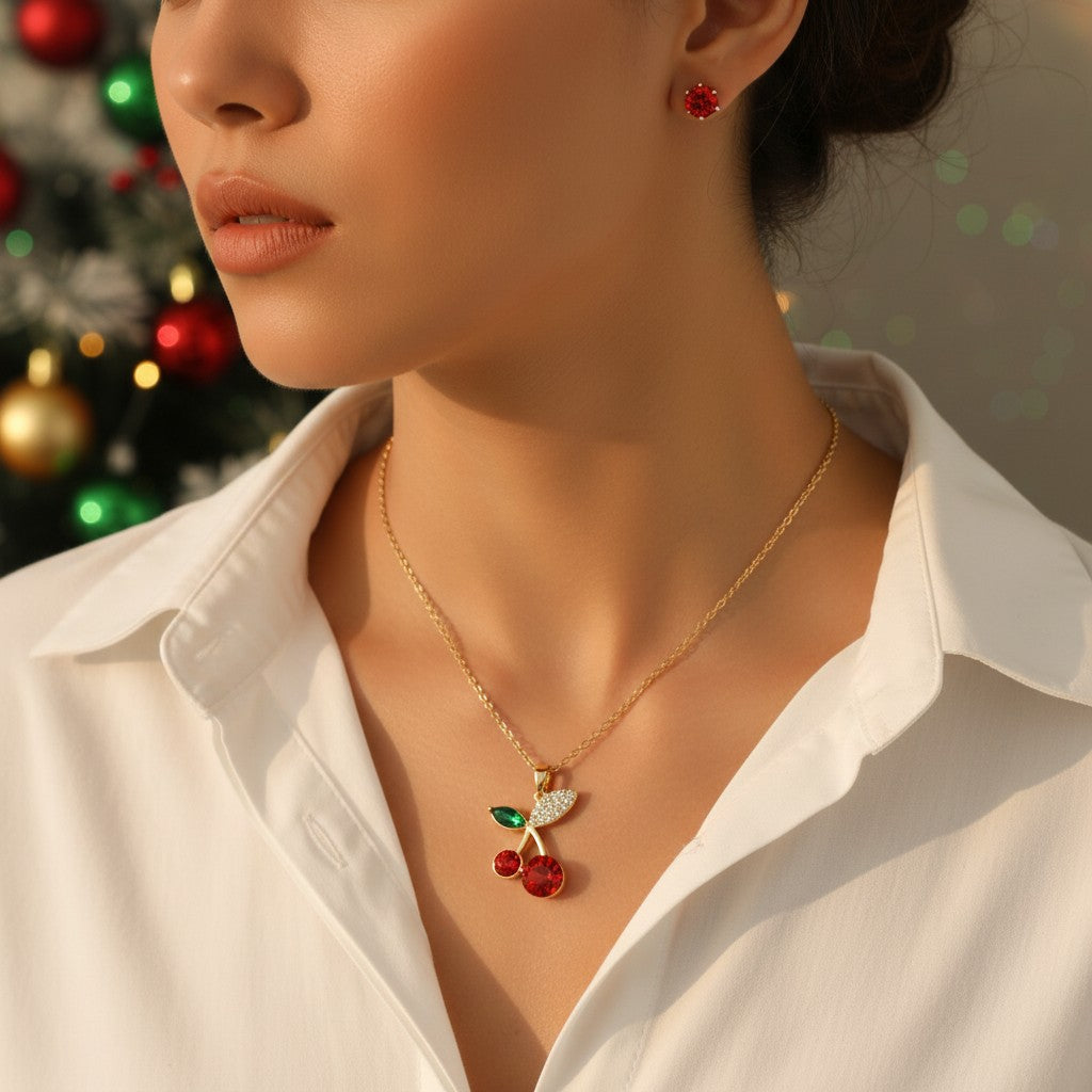 The Festive Cherry Bloom Set